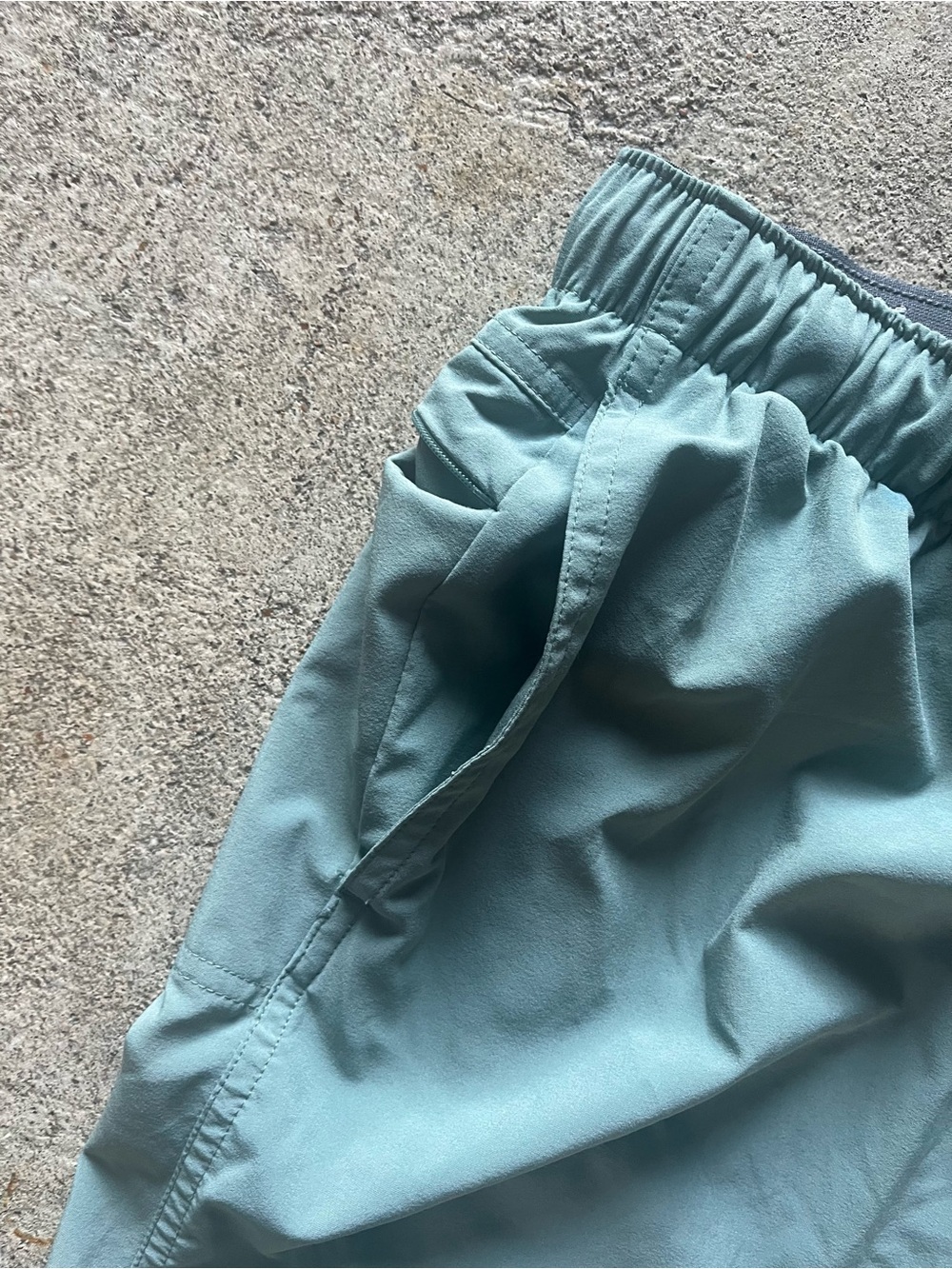 Free Fly Apparel Men's Teal Athletic Elastic-Waist Shorts - Picture 6 of 7